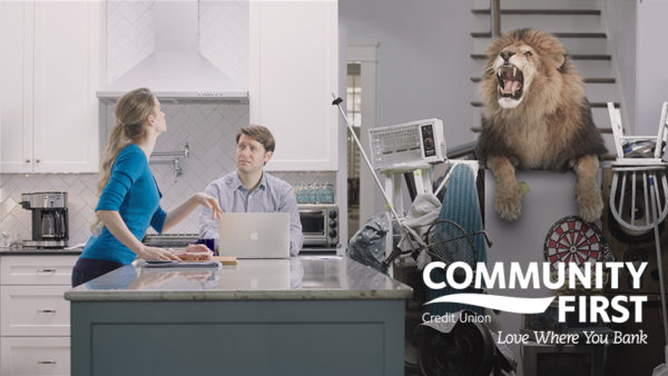 Composited TV Commercial for Community First Credit Union