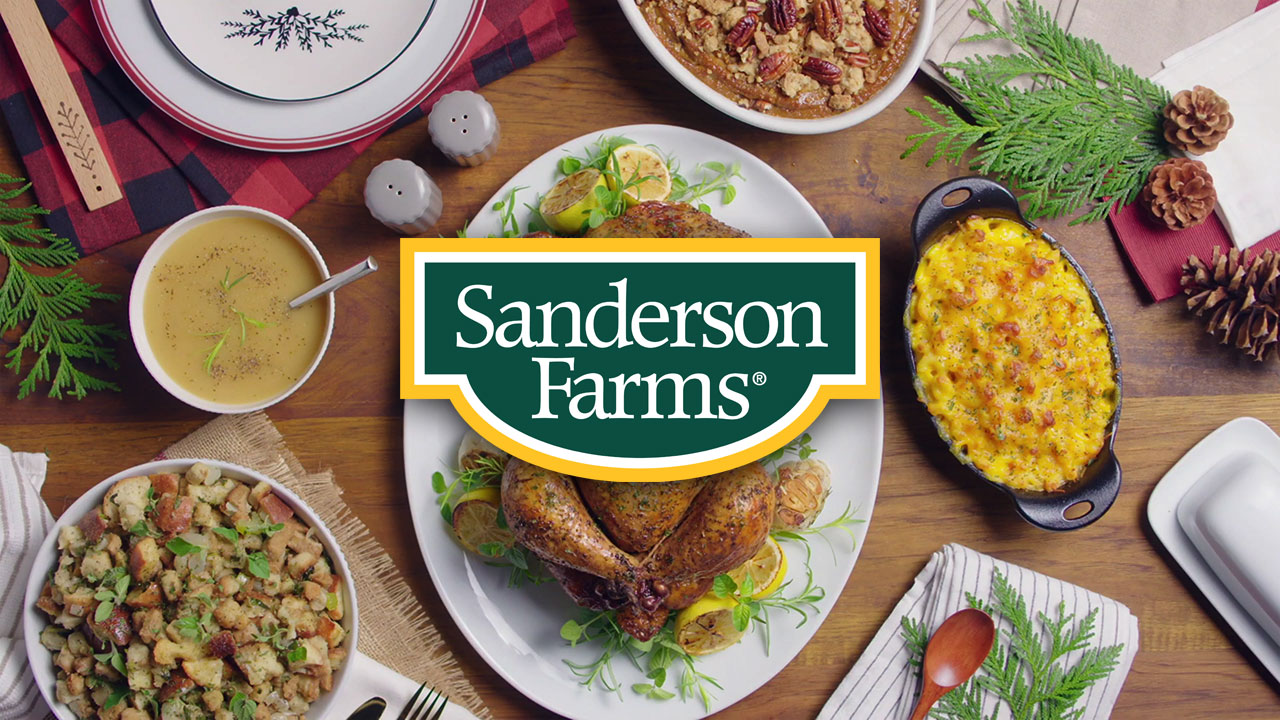 View the finished Sanderson Farms recipes. (thumbnail)