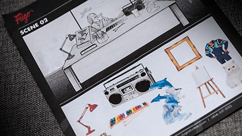 The far out art direction for Mellow Mushroom's ad campaign.